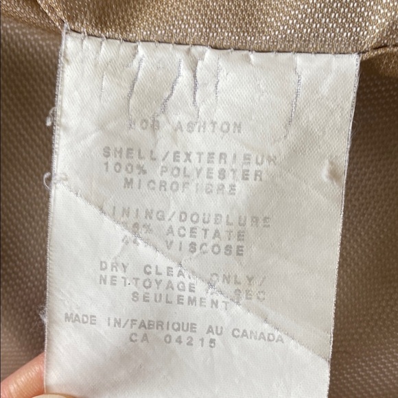 London Fog Men's Olive Army GreenTrench Coat Single Breasted Faux Suede Style - Picture 16 of 16